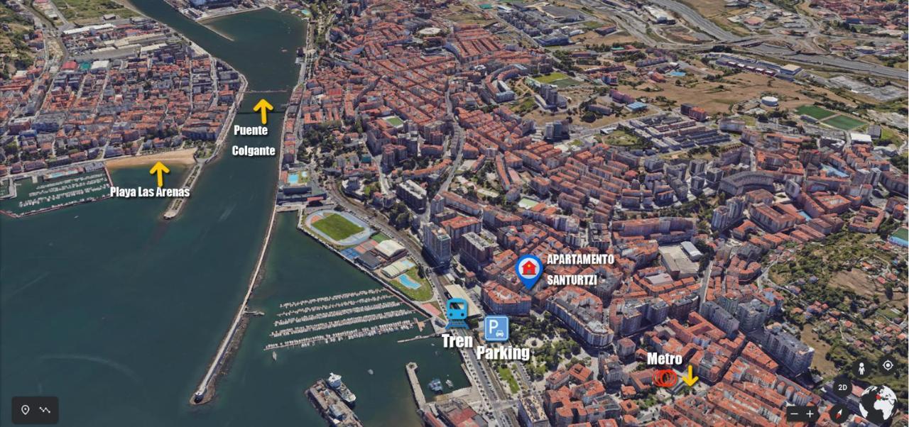 Exclusivo "Gran Bilbao" Suite Deluxe Parking Opcional Santurtzi Dış mekan fotoğraf